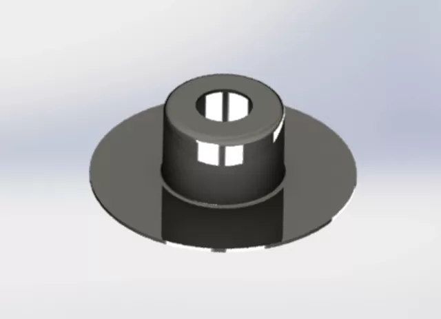 A2,25: Caneca 6'' Ø146x47mm (Ajuste Rolamento Ø47, Ø52 e Ø62mm) #2,25mm